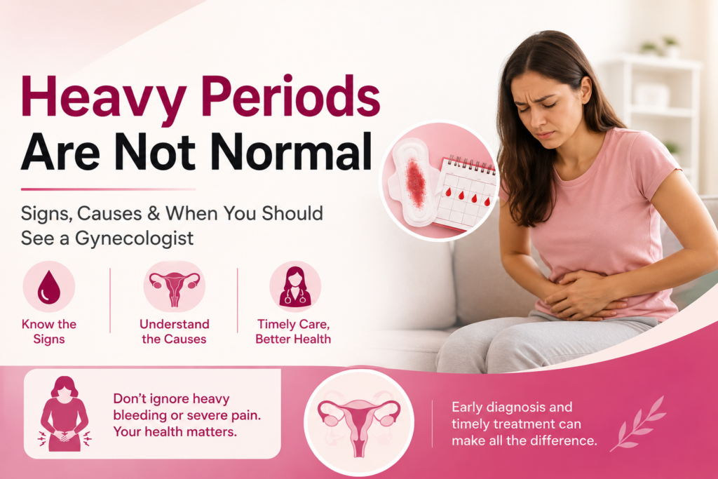 Heavy Periods Are Not Normal: Signs, Causes & When You Should See a Gynecologist